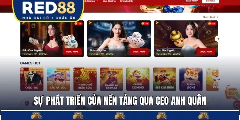 Sự phát triển của nền tảng qua CEO Anh Quân